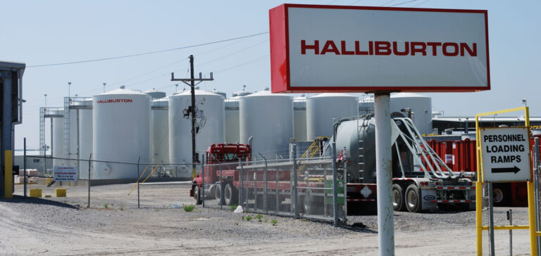 Halliburton pancarte