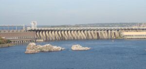 attaque centrale hydroélectrique DniproHES Ukraine