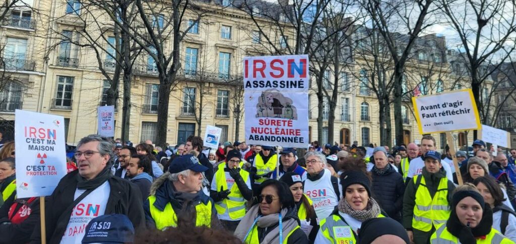 Manifestation intersyndicale IRSN 9 avril