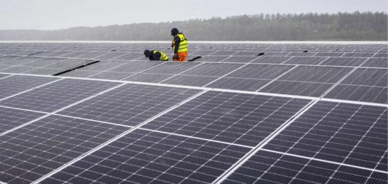 Développement du parc solaire en Pologne.