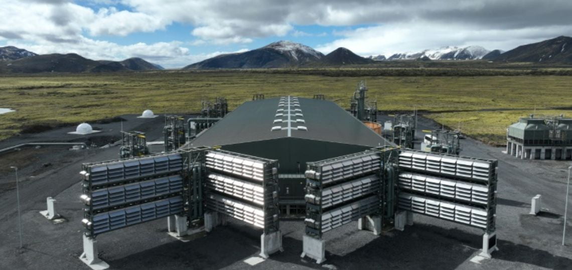 Mammoth nouvelle usine de captage de CO2 souterrain