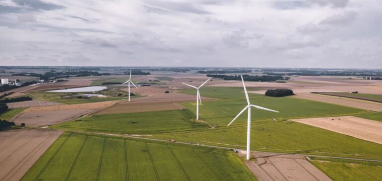 Béton décarboné éoliennes