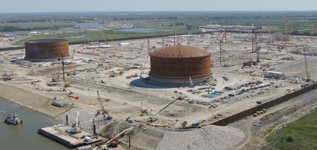 Centrale Calcasieu GNL Louisiane