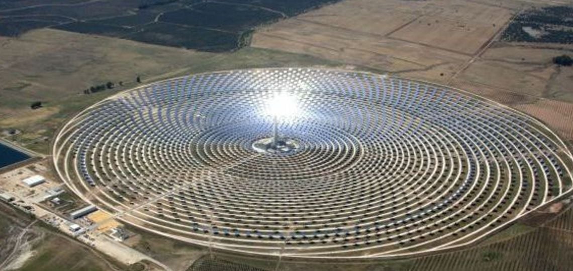 Trackers solaires projet photovoltaïque Andalousie