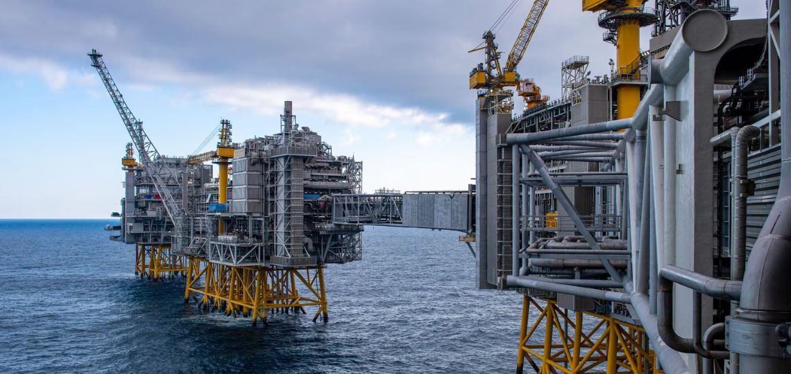 infrastructures gazières Mer du Nord