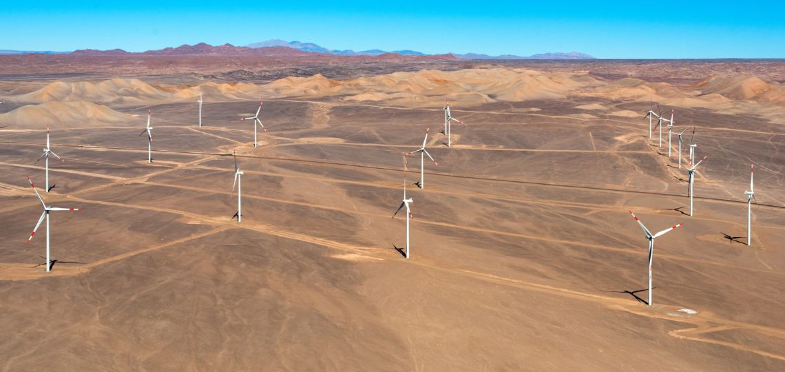 Wind farm in Chile.