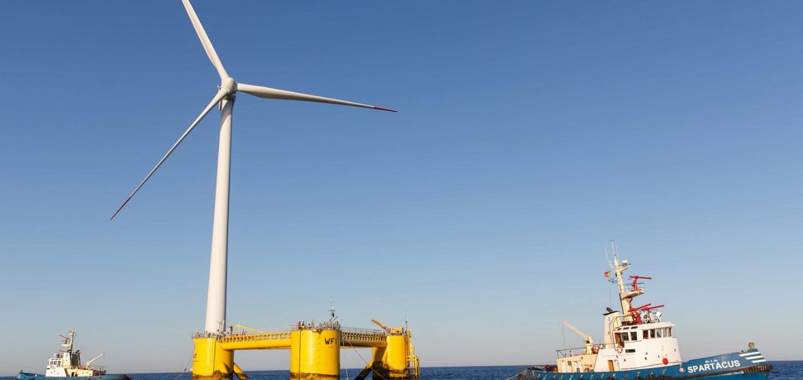 Plateforme éolienne flottante