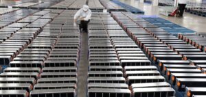 Usine de batteries lithium-ion en Chine
