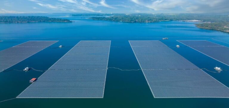 floating solar power plant