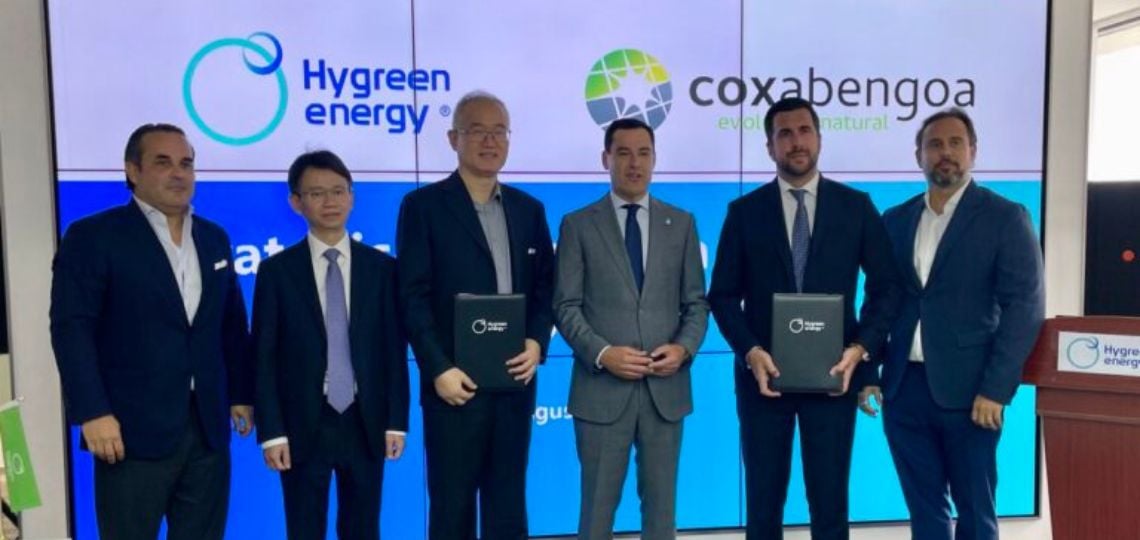 Hygreen Energy and Coxabengoa Collaborate to Boost Green Hydrogen Production in Andalusia