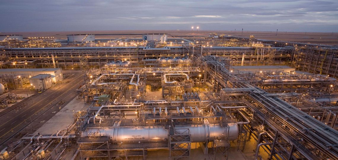 Khurais Oil Plant, à 150 km au sud de Riyad