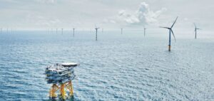 Projet éolien offshore en construction Kriegers Flak