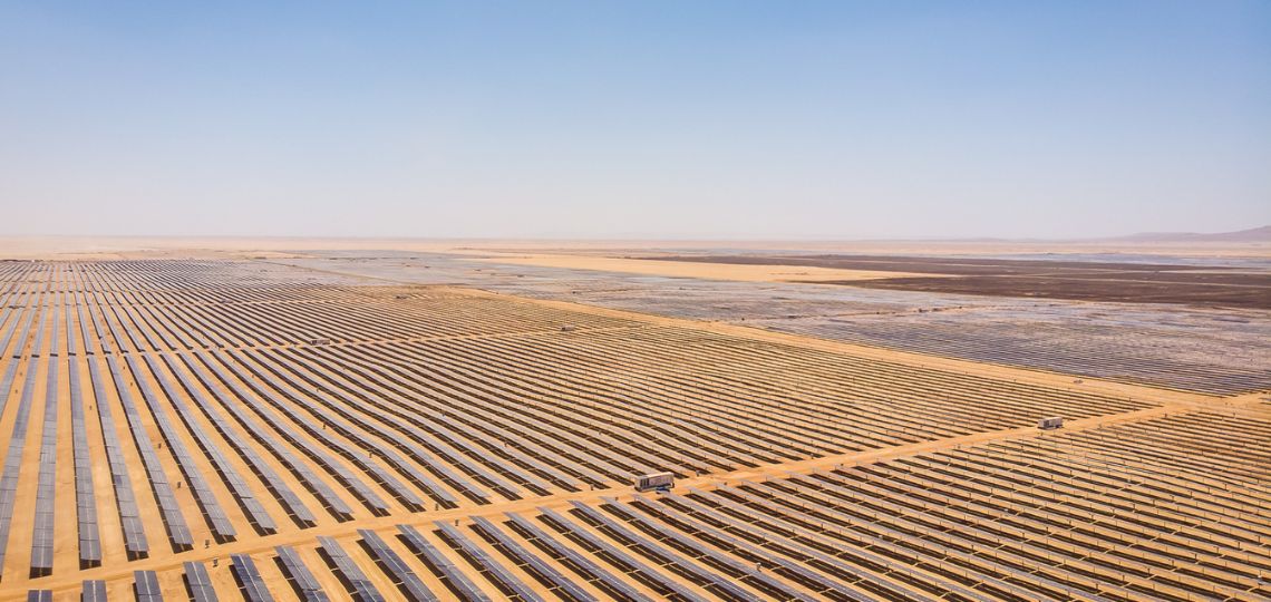 Centrale solaire en Egypte