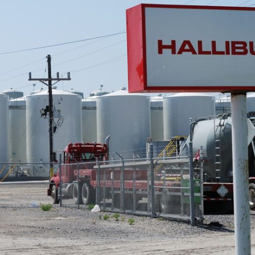 Halliburton pancarte