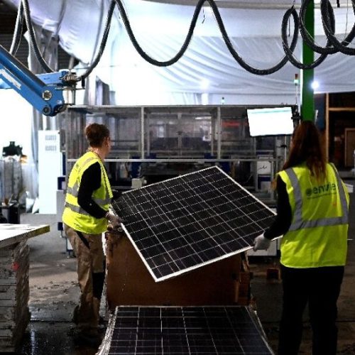 Croissance marché recyclage solaire