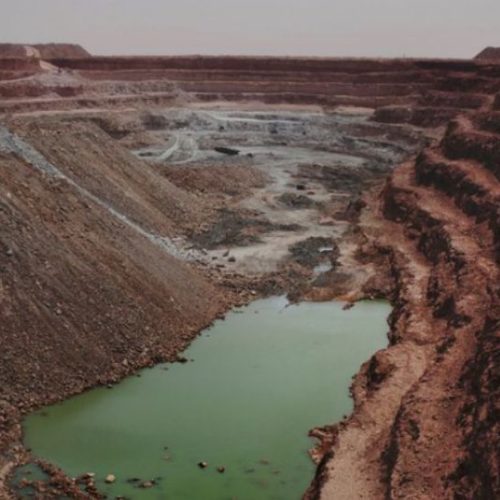 The Tamgak open air uranium mine is seen at Areva's Somair uranium mining facility in Arlit, Niger, September 25, 2013. REUTERS/Joe Penney/File Photo