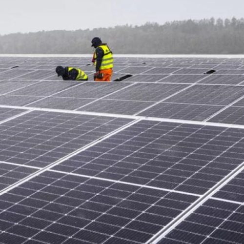 Développement du parc solaire en Pologne.