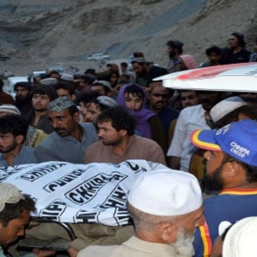 Effondrement mine charbon Pakistan