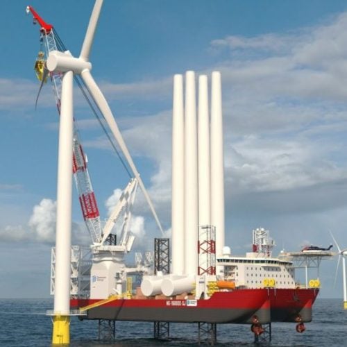 Navire US installation éolien offshore