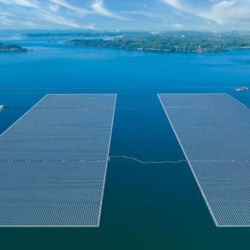 floating solar power plant