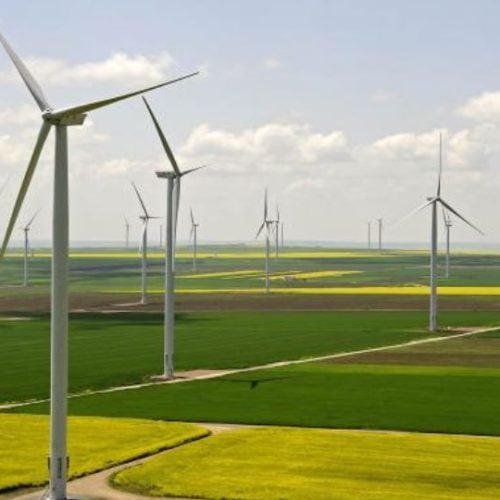 Champ éolien onshore en Pologne