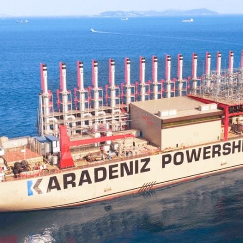 Modèle de centrale flottante Karpowership